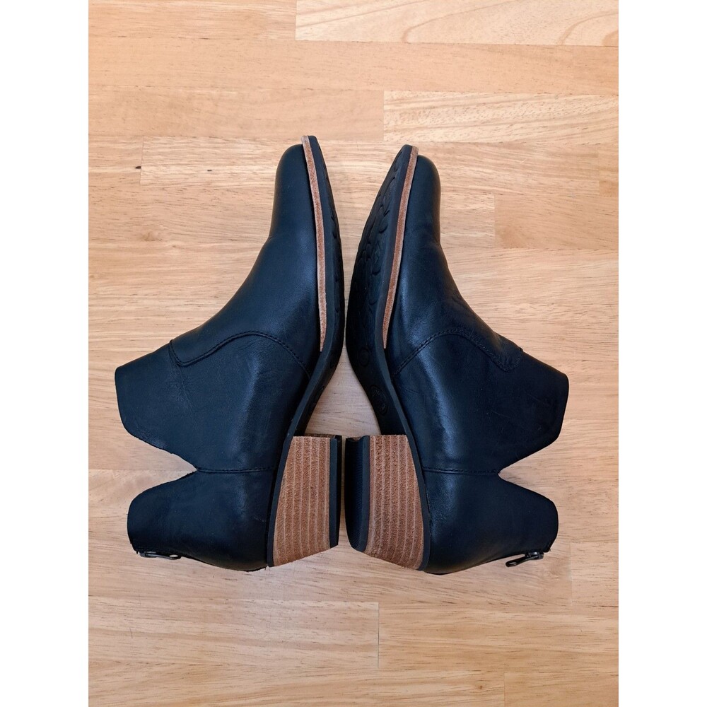Kork-Ease Womens Skye Leather Ankle Bootie Boot Back Zip US 8.5/EURO 39 Black - Picture 10 of 12